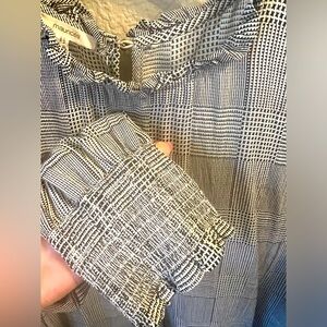 Women's Maurices X-Large Long-sleeve Plaid Blouse